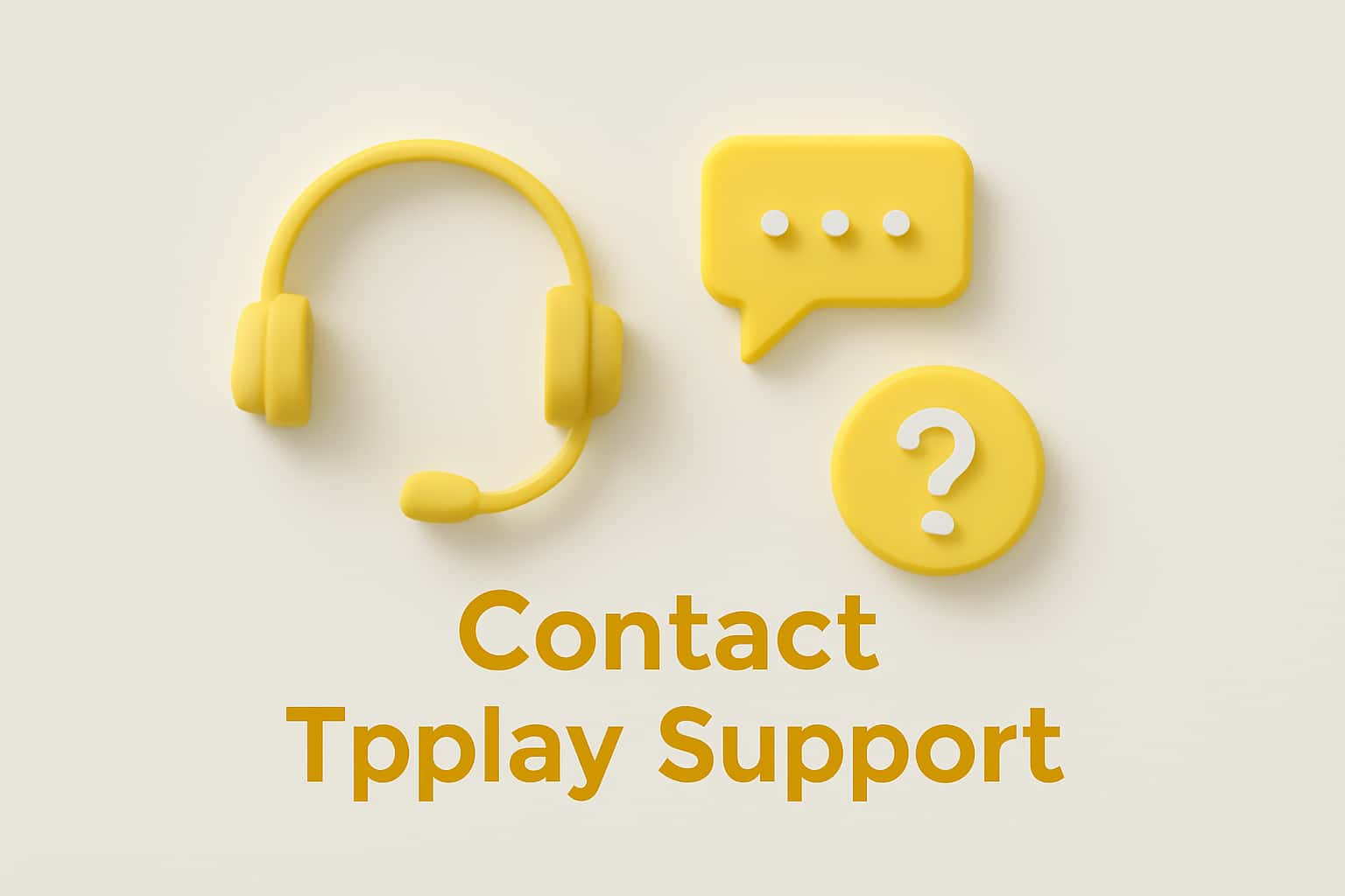 Contact Tpplay Support Interface