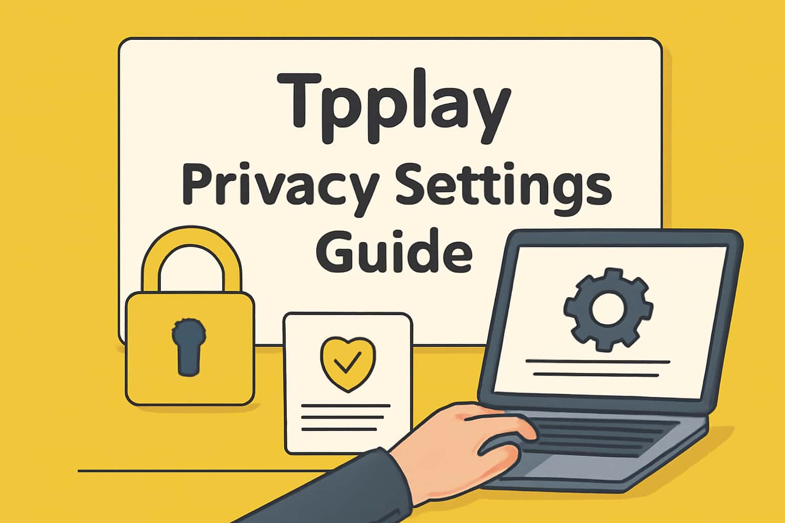 An informative representation of Tpplay Privacy Settings, showcasing the essence of privacy management.