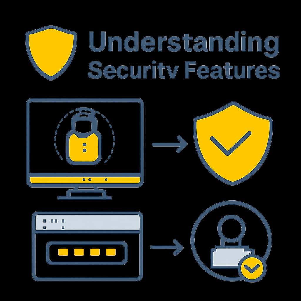 Diagram illustrating key security features of Tpplay.
